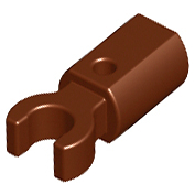 LEGO 樂高 科技 11090 紅棕色 褐色 6341968 套筒附夾 棍棒附夾 附夾 夾子 6080355