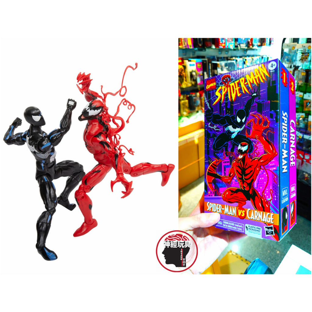 【神經玩具】現貨 孩之寶 Marvel Legends 漫畫版 蜘蛛人 VS 血蜘蛛 6吋可動雙人組 漫威傳奇