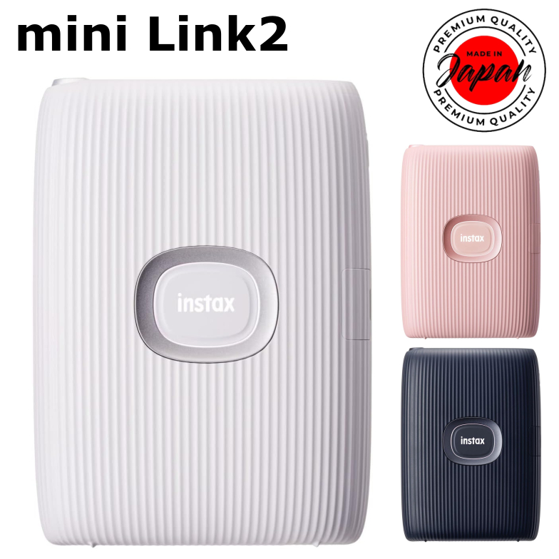 FUJIFILM instax mini Link2 彩色智慧型手機印表機 INS MINI LINK2（白色/藍色/粉