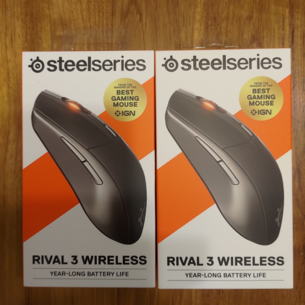 全新 Steelseries RIVAL 3 Wireless 賽睿 電競無線藍芽滑鼠 PBT滑鼠 非ROG KERIS