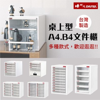 【樹德 Shuter】桌上型檔案櫃 A4 B4 資料櫃 樹德 收納櫃 文書櫃 檔案櫃 分類櫃 效率櫃 檔案櫃 OA檔案櫃