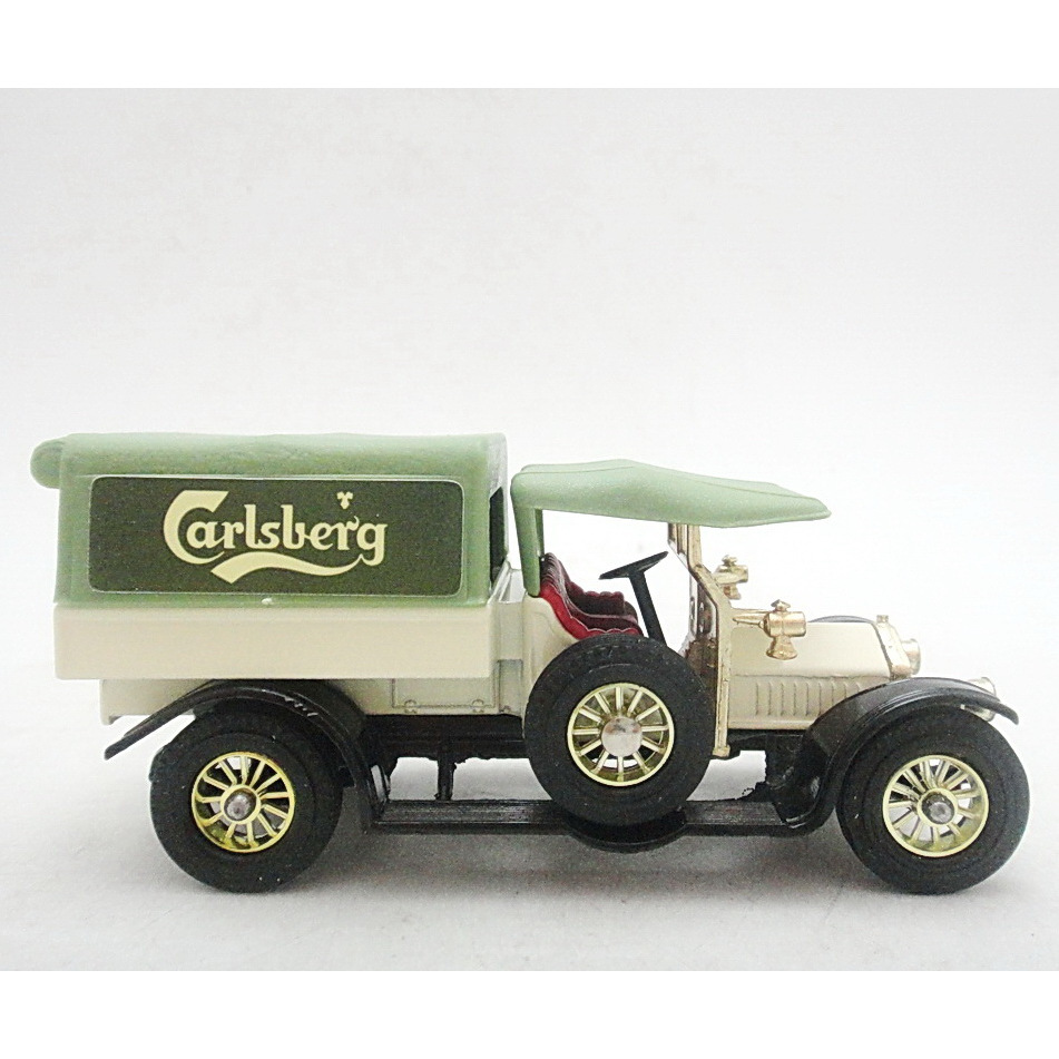 【拾年之路】 Lesney 1918年英國製Crossley Carlsberg嘉士伯啤酒貨車模型(盒裝)(1:43)