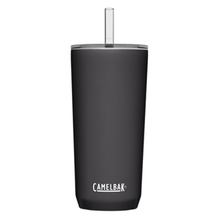 【CAMELBAK】CB2747 600ml Straw Tumbler 雙層不鏽鋼吸管杯(保冰) 濃黑