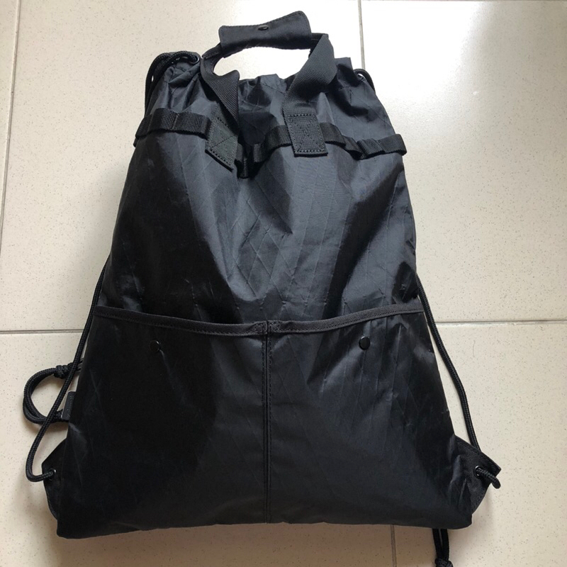 Snow Peak X-Pac Nylon Waist Bag - Black - UG-880BK Xpac Bag Color: Bla