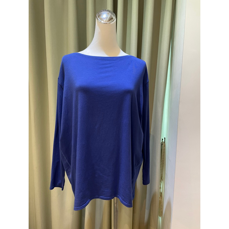 Lululemon Back in action pima長袖圓弧美背紫色6號/黑色4號