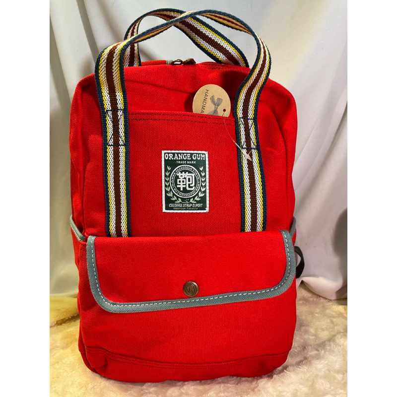 品牌 COLORSMITH RB 手提/後背包 兩用包 紅色 全新 台灣設計師orang gum RB-1391-RES