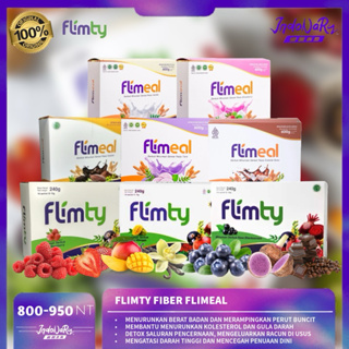 FLIMTY FLIMEAL FLIMCOL Fiber Herbal Original Detox Diet