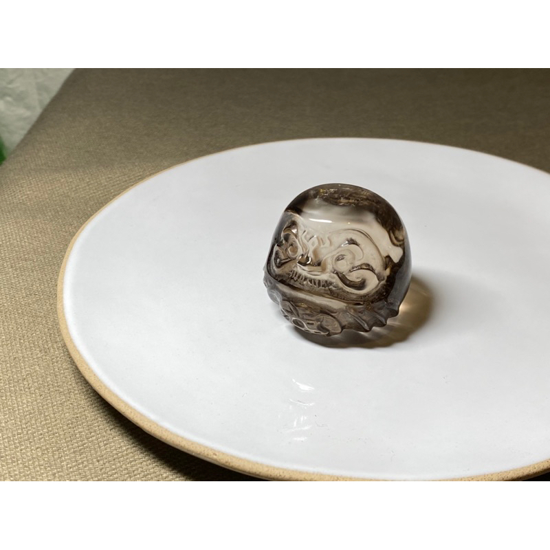 4.天然 茶晶 福神 達摩 水晶擺飾 水晶雕件 茶黃晶 風水擺件 👍台灣現貨，實體拍攝。