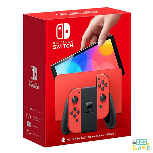 【520game【NS】全新現貨Nintendo Switch OLED款式瑪利歐亮麗紅主機 贈遊戲片+特典+精美贈品