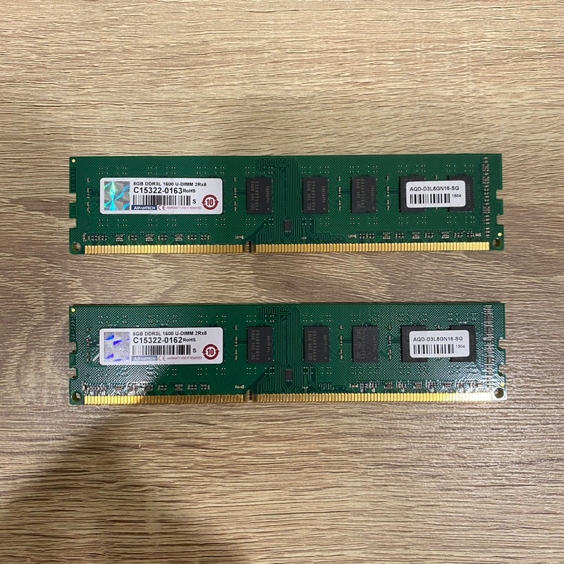 研華 Advantech 工業級 DDR3L 8G 1.35V 三星顆粒 市場少見