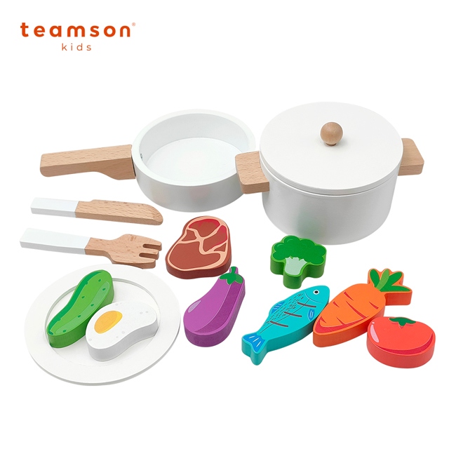 Teamson 木製煮菜玩具組