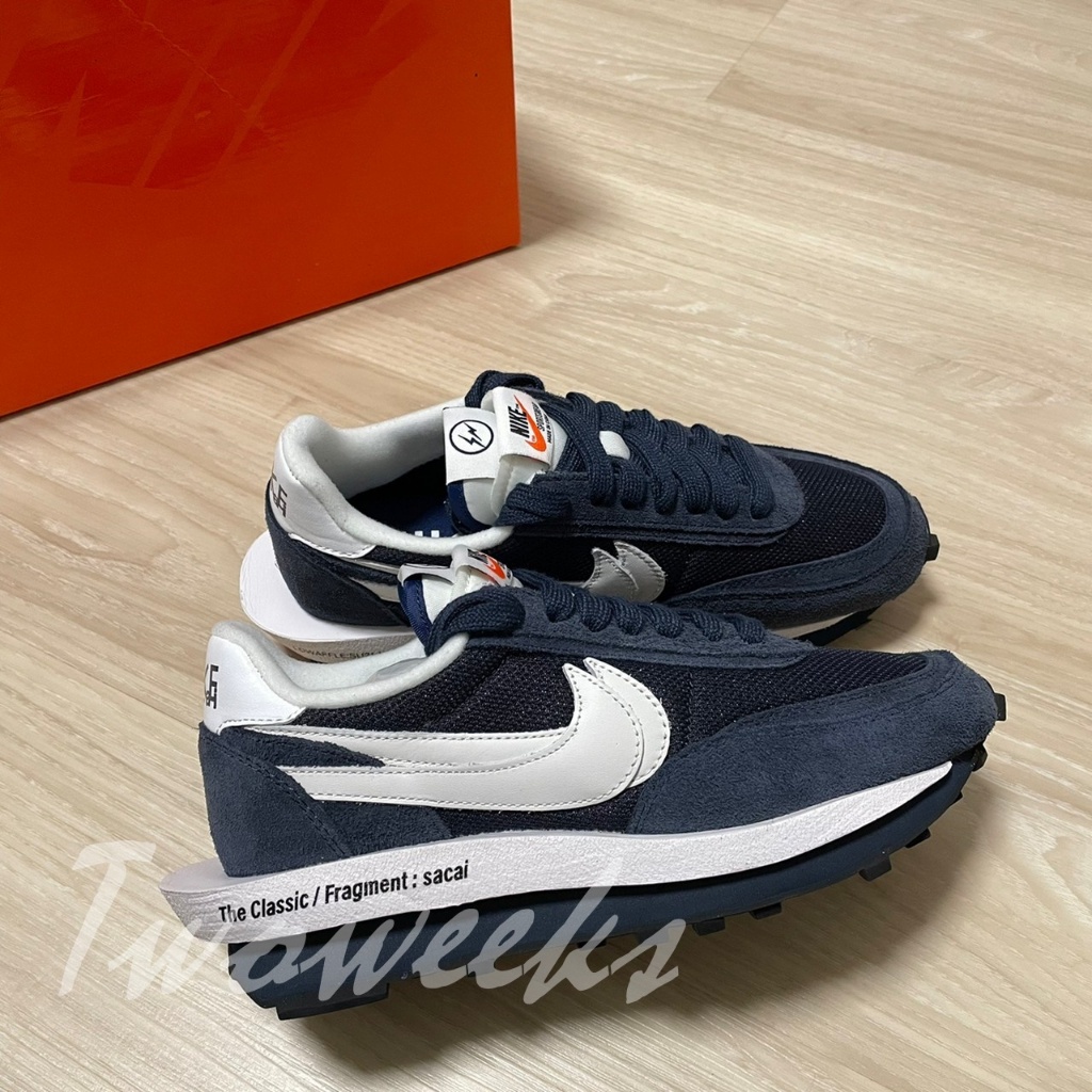 Tw- Fragment x sacai Nike LDWaffle DH2684-400 藍白 藤原浩