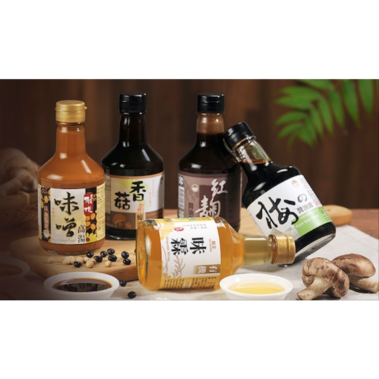 👍️菇王 梅子醬油露、醬油膏、紅麴醬油露、香菇素蠔油(300ml)