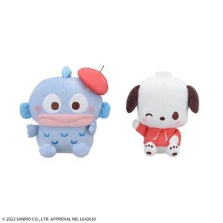 SEGA 景品 SPM SANRIO 三麗鷗 帕恰狗or人魚漢頓 M絨毛 經典紅ver.(隨機出貨) SE53178