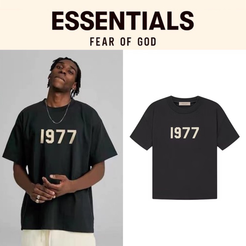 [Karl］Fear of God Essentials SS22 TEE Iron 1977系列 fog短袖