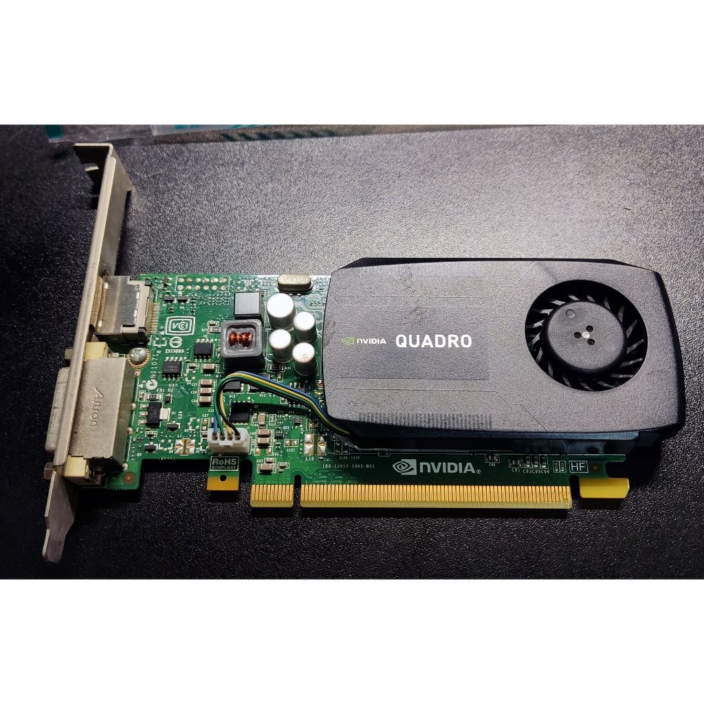 NVIDIA Quadro K600 顯示卡 繪圖卡 亮機卡