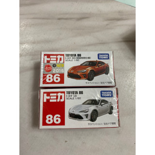 Tomica 絕版 2016 新車貼 No.86 TOYOTA 86（初回有新車貼＋一般、全新未拆）