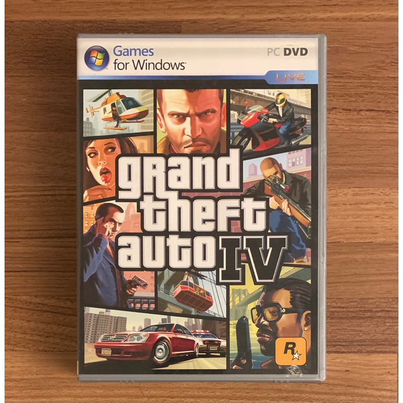 PC Game Windows 英文版 中文手冊 俠盜獵車手4 GTA4 雙光碟 電腦遊戲 正版遊戲片 原版光碟