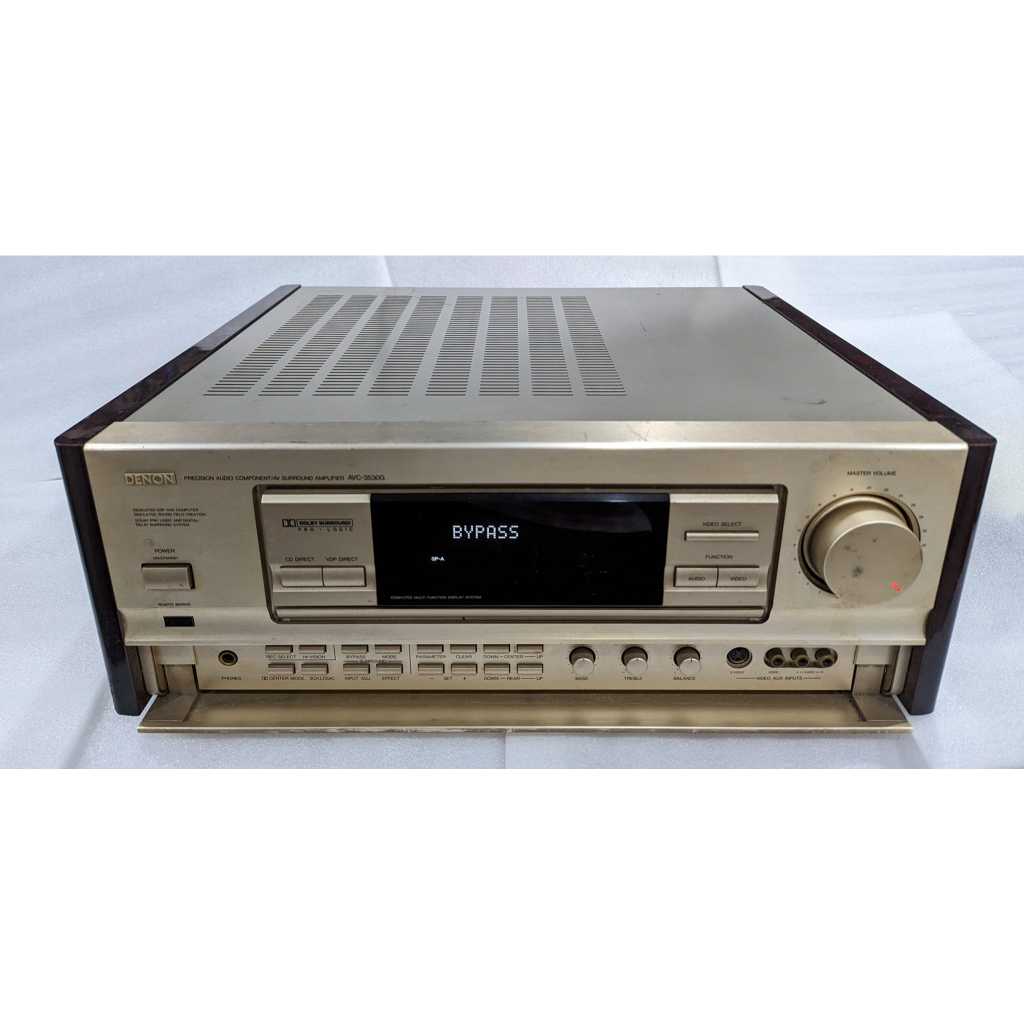 高點舞台音響 中古 二手 日本天龍 環繞擴大機 (缺遙控器) 售價5800元 DENON  型號 : ACV3530G