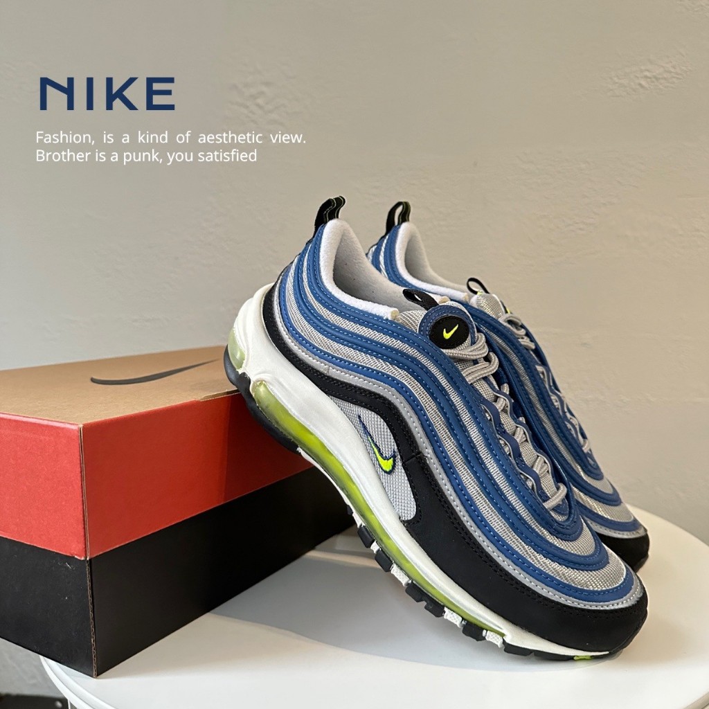 [HYC] NIKE AIR MAX 97 OG 黑藍銀3M反光女鞋 DQ9131-400 25CM