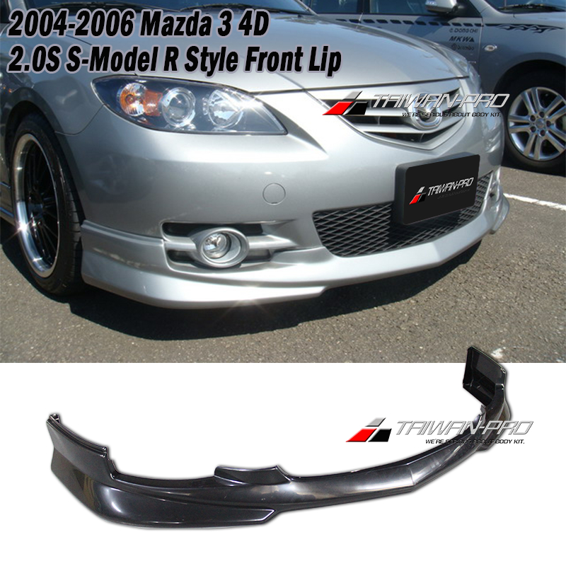 一代 04 馬3 4D 2.0S R版 前中包 2004-2006 Mazda 3 馬自達 3  4門 空力套件 改裝