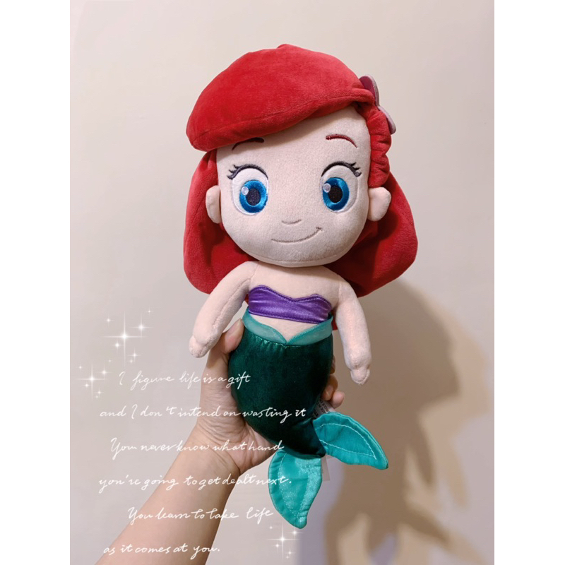 美國迪士尼樂園🇺🇸絕版 小美人魚Ariel 小比目魚 玩偶 娃娃 掛飾
