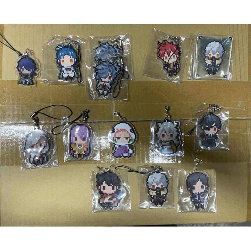 10/17更新（日版 全新）刀劍亂舞 各角色 8bit 像素風格 壓克力吊飾 分售 右上角款式為夾子