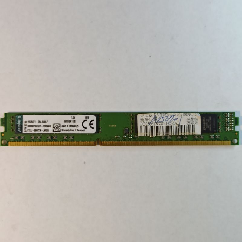 Kingston金士頓DDR3 8g 1600桌機用記憶體