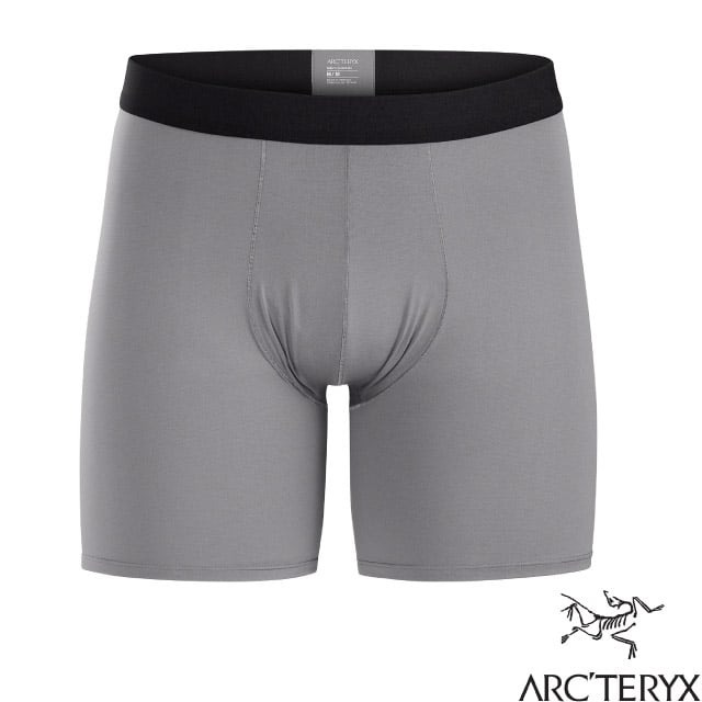 【ARCTERYX 始祖鳥】男 款 輕量彈性透氣四角內褲 Motus SL/吸濕排汗 柔軟快乾_太空灰_26839