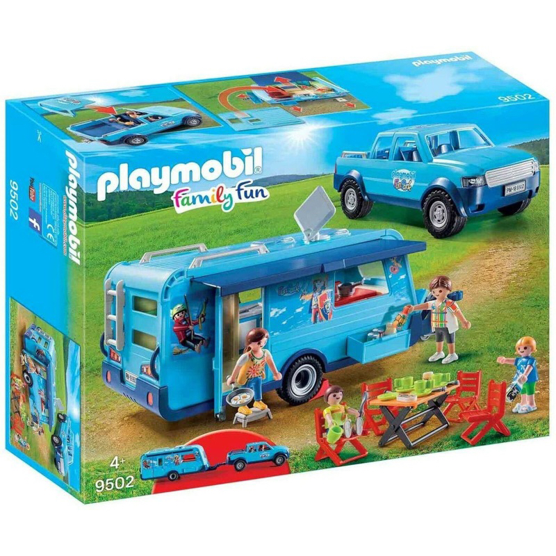 鍾愛一生德國玩具 Playmobil  摩比  9502 露營車