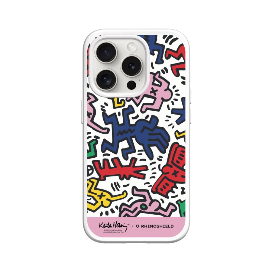 犀牛盾適用iPhone SolidSuit(MagSafe兼容)超強磁吸手機殼∣Keith Haring系列/Icons