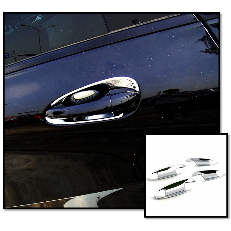 圓夢工廠 Benz 賓士 W204 C300 C350 C43 C63 鍍鉻銀 車門把手防刮 門碗內襯 保護貼