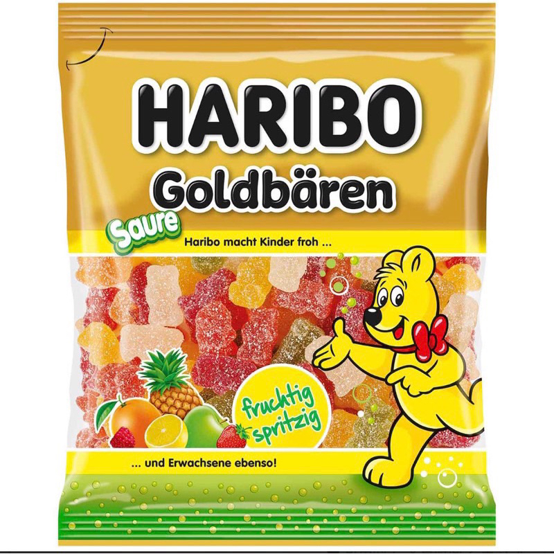 德國代購 haribo酸小熊軟糖 160g