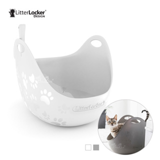 LitterBox 360度 主子貓砂籃 開放式貓砂盆 大型貓砂盆 加高貓砂盆(附專用貓砂鏟) 貓便盆 貓廁所 手提設計