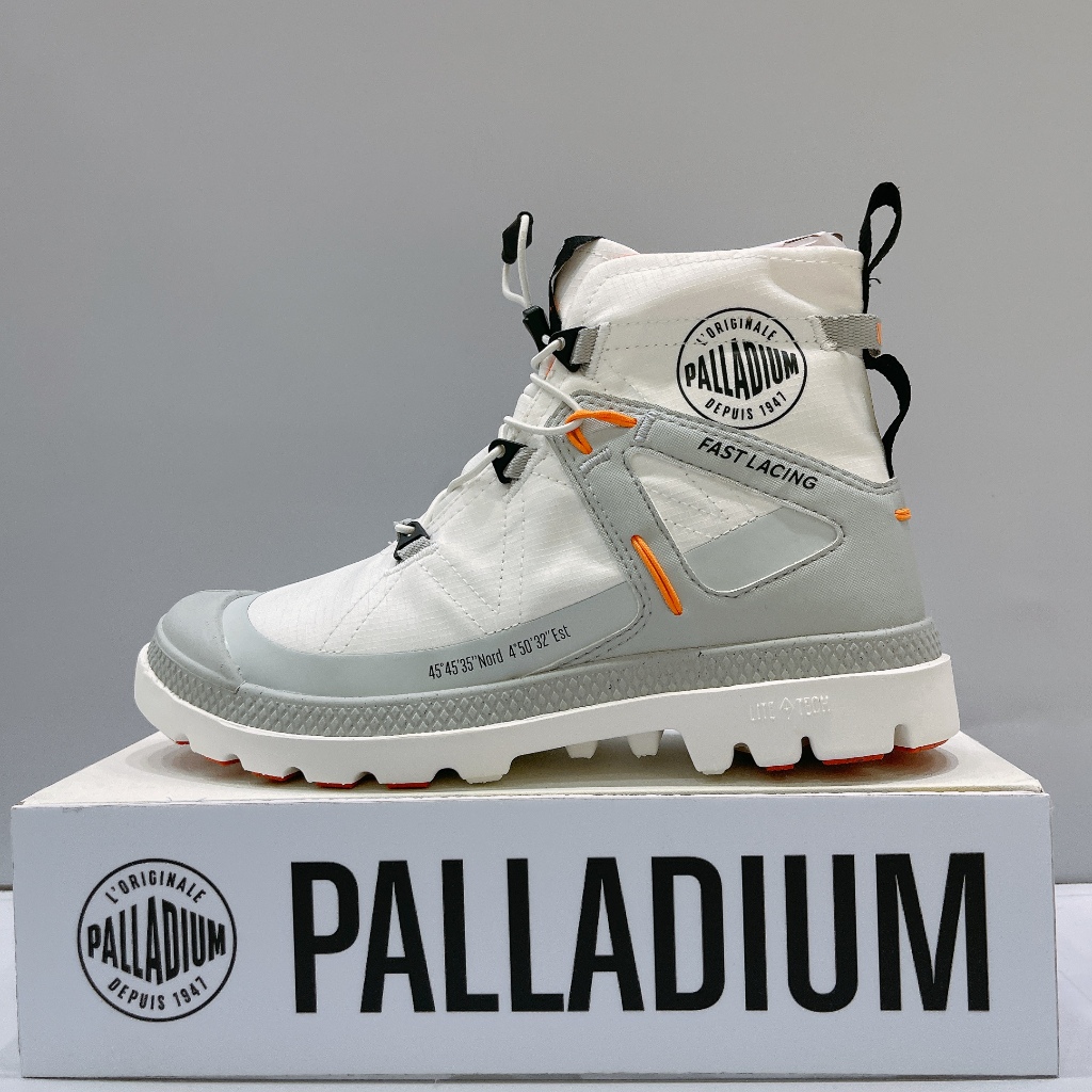 PALLADIUM PAMPA TRAVEL L+WP+ 女生 白色 快穿 輕量 雨靴 防水 休閒靴 98849-116