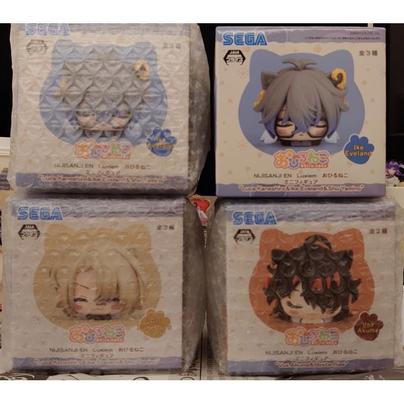 Luxiem Sega 午睡貓咪玩偶（公仔）（Luca、Ike、Vox）