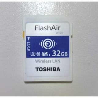 TOSHIBA 32G FlashAir W-04 第四代 SDHC WiFi 記憶卡