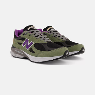 S.G New Balance 990v3 M990TC3 綠 紫 男款 麂皮 網眼鞋面 休閒 運動 慢跑鞋