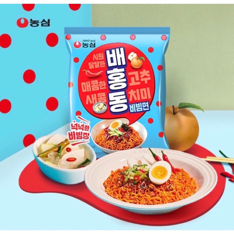 韓國直送🇰🇷Nongshim 農心 甜辣水梨冷拌麵