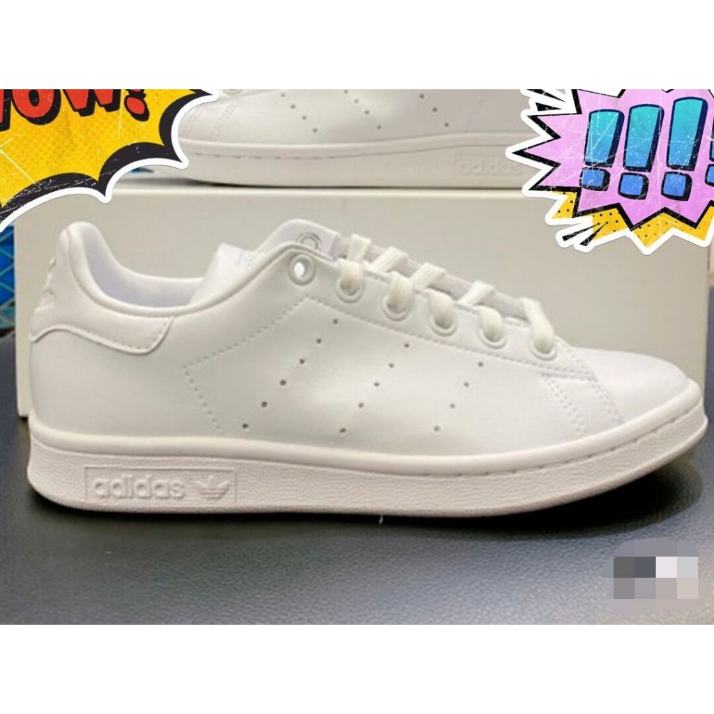 ADIDAS STAN SMITH 史密斯 白色 全白 小白鞋  男女運動休閒鞋 FX5500