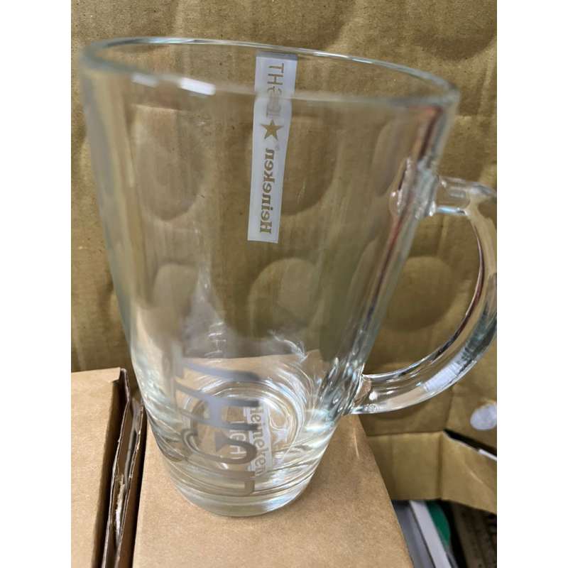 海尼根清透玻璃杯375ml（限量）啤酒杯