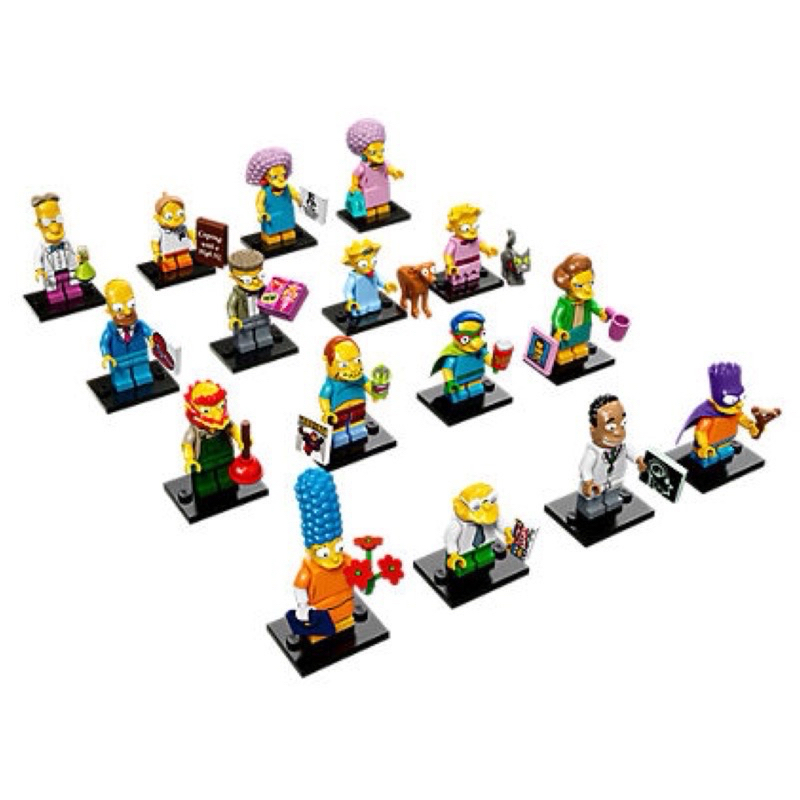 LEGO 樂高 71009 辛普森人偶包 第二代  1套16隻