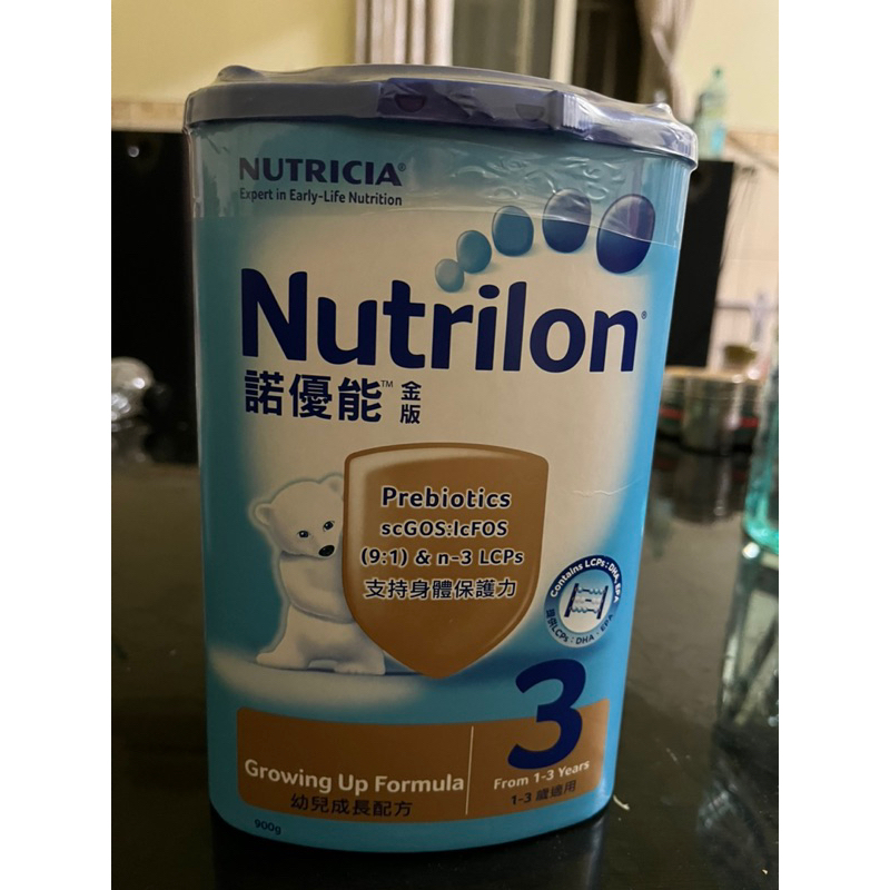 【Nutrilion 諾優能3號】金版 1-3歲幼兒成長配方奶粉（900g／罐）