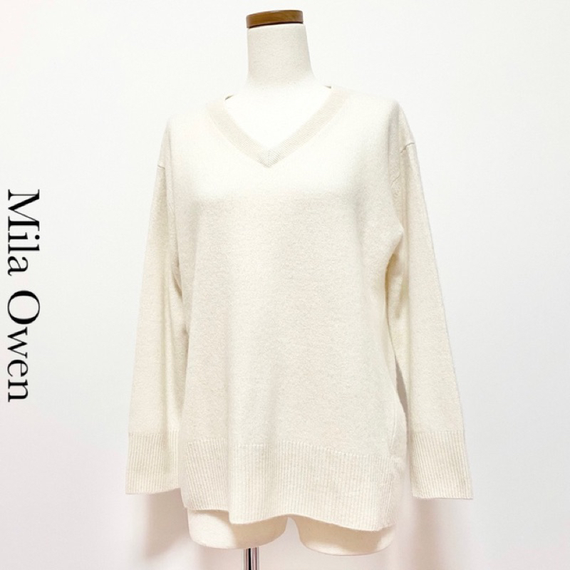 日本專櫃購入Mila Owen 100% Cashmere 喀什米爾 羊絨 羊毛衣