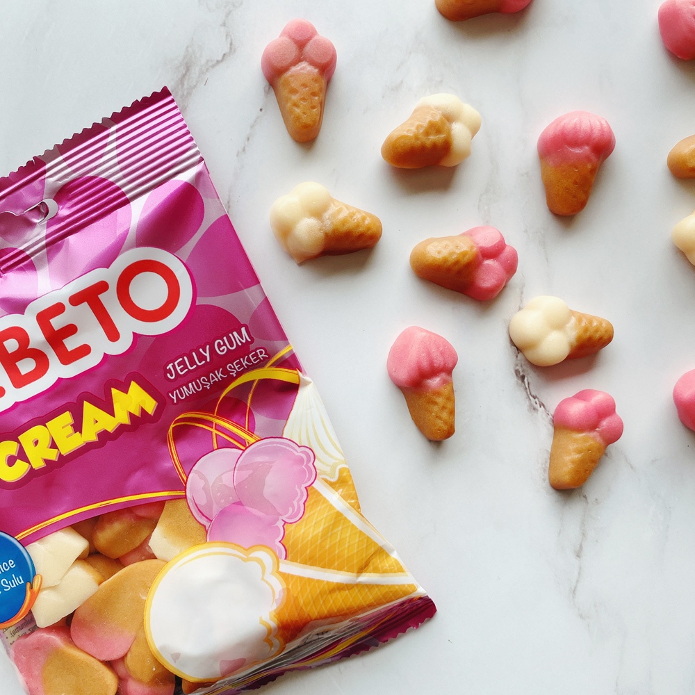 【BEBETO】冰淇淋造型軟糖	(80公克/包)