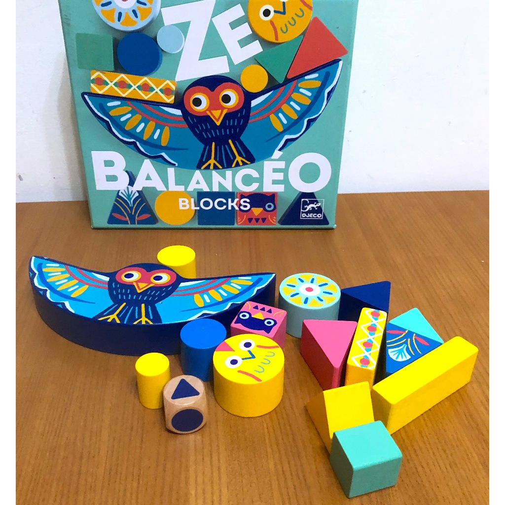 智荷 DJECO DJ06433 貓頭鷹平衡積木 寶寶玩玩樂 適用3歲以上 原價890元