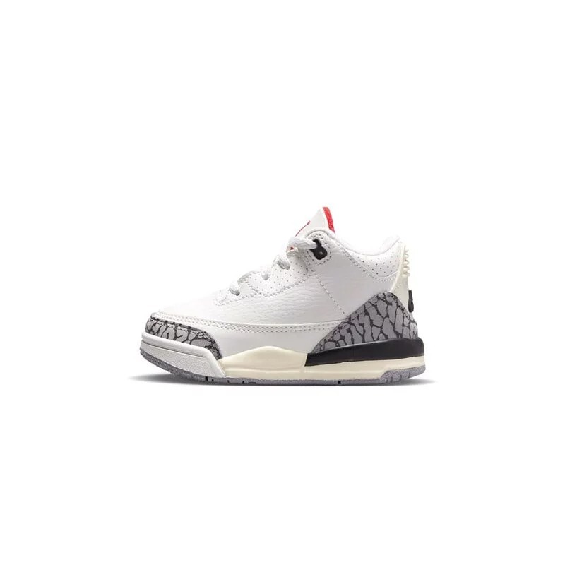 Air Jordan 3 Reimagined Retro TD 復刻 白水泥 爆裂紋 小童 DM0968-100