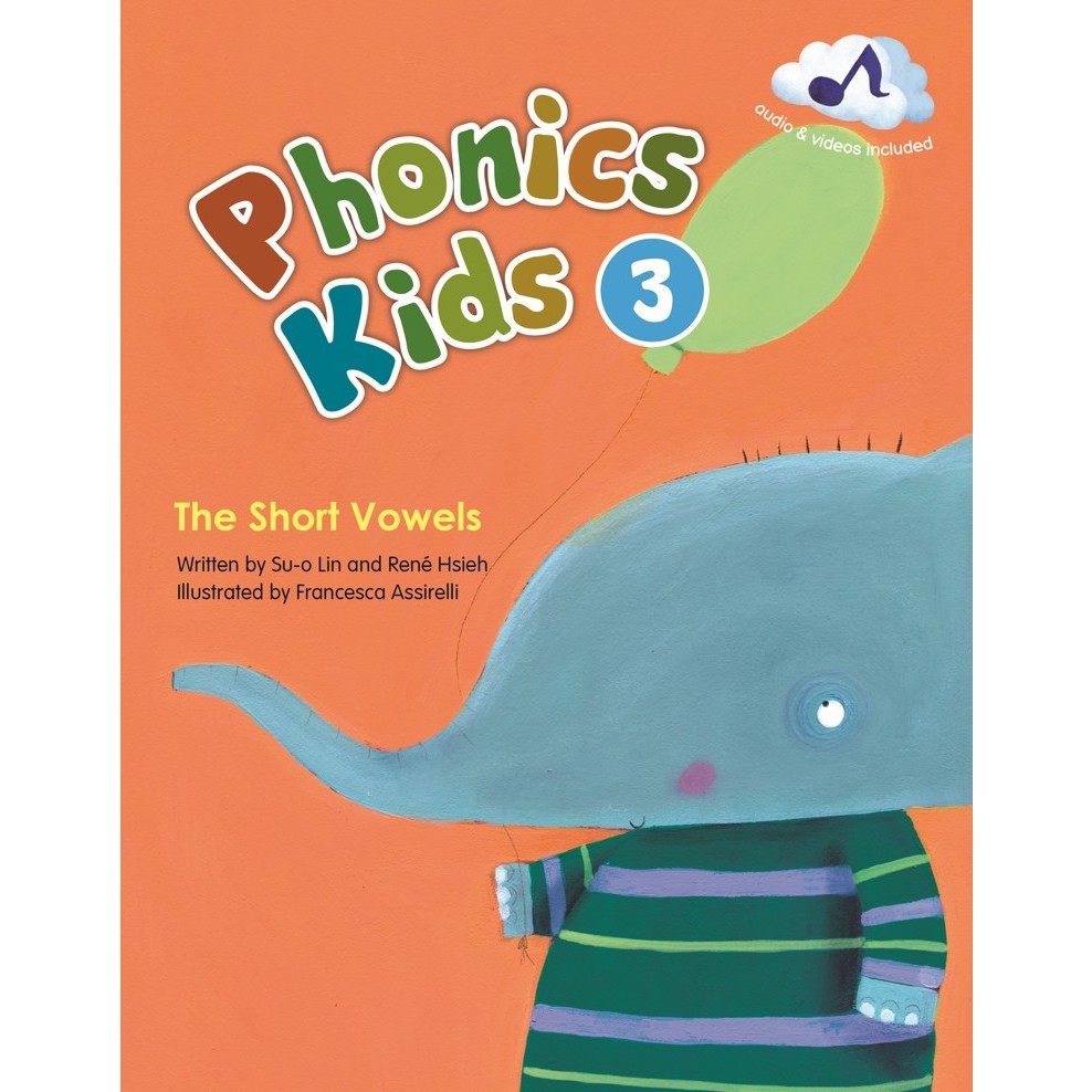 敦煌-讀好書New Phonics Kids 3: The Short Vowels (with Caves WebSource)9789869892667 &lt;讀好書&gt;