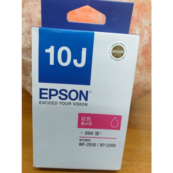 EPSON 10J紅色原廠T10J350墨水匣XP-2200 WF-2930