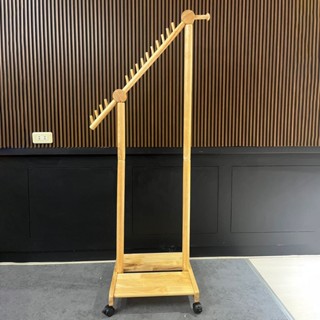 斜桿衣帽架 實木掛衣架 衣帽架 衣架 置物架 吊衣架 玄關架 A039-KL-102S 橙家居傢俱